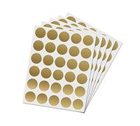 Scratch Off Stickers,6 Sheet 180 Pack Round Scratch Off Labels Circle Labels for Party Activity Favors Surprise Gift Notes Games Fundraisers Promotions 1 Inch Gold
