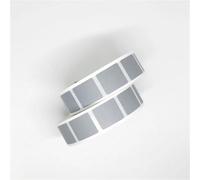 Scratch Off Stickers Rolls 1000pcs/roll Scratch Off Sticker 16 * 18mm Gray Quadrate Blank for Postcard Cover Stationery Message Wedding Game for DIY