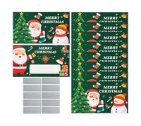 Scratch Off Tickets 10 Pieces Funny Interactive Blank Party Supplies | Christmas Family Games Card Sticker Set for Adults Classroom Prizes Stocking Stuffers Holiday Home Office School New green