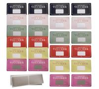 Scratch off vouchers, 24 x Valentine's Day tickets, vouchers for fun party game props, romantic interactive love cards for Valentine's Day party, activity for party evening