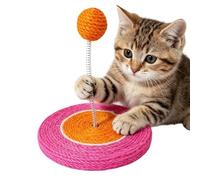 Scratch Pad for Cats Fun Interactive Wand with Sisal Ball