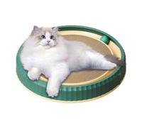 Scratch Pad for Cats - Scratching Lounge Bed,with 2 Toy Ball, Non-slip Base, Interactive Pet Supplies for Active Play Kitten Training Enrichment Rest