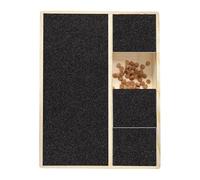 Scratch Pad For Nails | Nail Sandpaper Treat Box - Portable Dog Nail Scratch Board with Treat Box for Pet, Puppy, Medium Dog