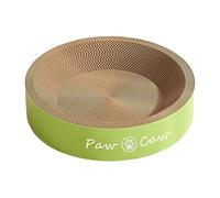 Scratch Pad For Pet - Round Corrugated Claw Scratching Board, Lounge Bed | Eco-Friendly Recycled Material Design, Long-Lasting Comfort, Cat Rest Play Activity Area, Indoor Pet