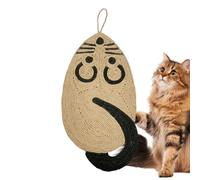 Scratch Pads for Cats, Mouse Shape Nature Sisal, Nature Sisal Scratcher Pad for Cat, for Small Medium Large Kitten Playing Exercise Resting