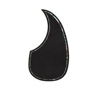 Scratch Plate for Acoustic Guitar Comma Shape For Acoustic Classical Folk Guitar Soild Rosewood Pickguard With Shell Inlay