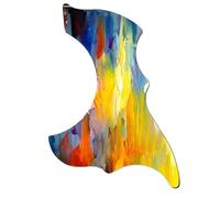 Scratch Plate for Acoustic Guitar Guitar Pickguard Film Can Cover The Original Pickguard Guitar Panel Decorative Film(C)