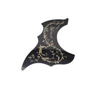 Scratch Plate for Acoustic Guitar Left And Right Handed Folk Classic Acoustic Guitar Pickguard 40" 41" Fancy Pattern Professional Anti-scratch Plate(Left A)