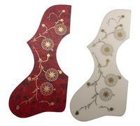 Scratch Plate for Acoustic Guitar Left-handed Acoustic Guitar PickguardAcoustic Guitar Pickguard Replacement Parts(2Pcs A)