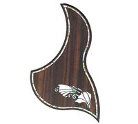 Scratch Plate for Acoustic Guitar Professional Folk Acoustic Guitar Rosewood Pickguard Self-adhesive Pick Morning Glory Guard Sticker