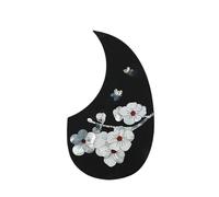 Scratch Plate for Acoustic Guitar Sealed And Thickened Guitar Pickguard 41-inch 40-inch Pickguard Sticker Inlaid With Shell Flowers(A)