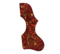 Scratch Plate for Acoustic Guitar Stylish Special-shaped Pickguard Folk Guitar Pickguard Wooden Guitar Panel Protection Board(A)