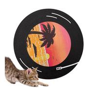 Scratch Post, Reliable Indoor Guard Station, 11.8 Inches Durable with Soft Feature, Heavy Duty Vertical Piece, Artistic Circular Design with Sleek Look, Furniture Shield for Porch and Balcony