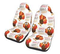 Scratch Proof Cars Front Seat Covers Thanksgiving Gobb Le Car Accessories Soft Fabric Cars Seats Protector For Truck, Sedans, Suv, 52X138Cm