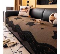 Scratch Proof Sofa Cover For Pets, Non-slip Couch Protector With Warm And Comfortable Cotton Velvet, Machine Washable For Sectional, Loveseat, Furniture curry 30*50cm/11.8*19.7in lumbar pillowcase
