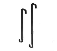 Scratch-Proof Wreath Hook for Outdoor Winter Storms(Black)