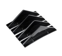 Scratch Protector Fin Trim Caps Car Rear Bumper Lip Diffuser Splitter Spoiler Universal Exterior Accessory For 300 4pcs