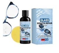 Scratch Remover for Glass | 30ml Window Repair Polishing Solution with Sponge | Glass Restoration Liquid | for Automotive Sedan Truck Home Shower Windshield Mirror Eyeglass Lens