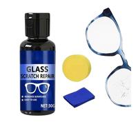 Scratch Remover for Glasses - 30 ml Cleaning and Scratch Repair Lotion for Glasses, Protective Cleansing Cream for Glasses, Sun, Crystals