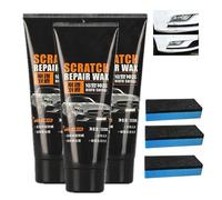Scratch Remover for Vehicles, Car Scratch Repair Paste, Car Scratch Remover with Sponge, Car Polishing Wax Scratchs Remover Cars Paint Scratchs Repair Kit for Deep Scratches (3PC)