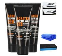 Scratch Remover for Vehicles, Car Scratch Repair Paste, Car Scratchs Remover with Wipe and Sponge, Cars Polishing Wax Scratchs Remover Cars Paint Scratchs Repair Kit for Swirl Marks (3PC)
