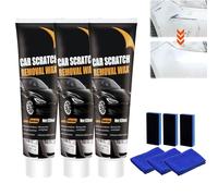 Scratch Remover for Vehicles, Upgrade Car Scratch Removal Wax for Deep Scratches,Car Scratch Repair Paste, Quick Car Paint Scratch Repair, Easy to Repair Paint (3pcs)