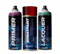 Scratch Repair Camargue Red Metallic 2348 Compatible with Land Rover Vehicles Aerosol Spray Paint Kit with Primer & Clearcoat