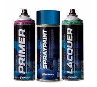 Scratch Repair Capriblau Metallic Capri Blue-Met Compatible with Bmw Vehicles Aerosol Spray Paint Kit with Primer & Clearcoat