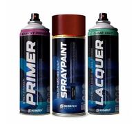 Scratch Repair Chili Orange Metallic Chilli Orange-Met Compatible with Mazda Vehicles Aerosol Spray Paint Kit with Primer & Clearcoat