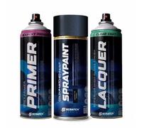 Scratch Repair Grigio Fer Metallic 691A Compatible with Fiat/Lancia Vehicles Aerosol Spray Paint Kit with Primer & Clearcoat