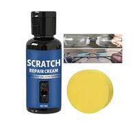 Scratch Repair Kit - 30g Coating Wax, Lens Cleaner with Application Pad, Screen Restoration with Easy Use, Electronics Care Camera Windshield, Remover for Laptop Travel