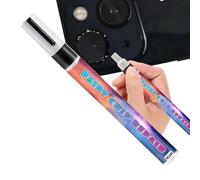 Scratch Repair Pen - Mobile Phone & Watch Paint Pen, Scratch Remover for Phone Cases, Eyeglass Frames & Device Refurbishment, Silver/Gold/Black/White, 14.3x1.4cm Portable DIY Repair Tool