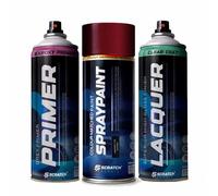 Scratch Repair Red Fire Metallic G2 Compatible with Mazda Vehicles Aerosol Spray Paint Kit with Primer & Clearcoat