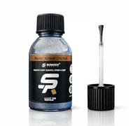 Scratch Repair - Touch up Paint Bottle Argent Metallic Gris Chrome/Argent-Met Compatible for Renault Vehicles with Brush Applicator 30ml, 2-in-1 Car Paint Repair