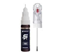 Scratch Repair - Touch up Pen Cinnabar Red Metallic 7487 Compatible for Ford Europe Vehicles with Needle & Brush Applicator, 2-in-1 Car Paint Repair