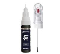 Scratch Repair - Touch up Pen District Green Metallic Lx6M Compatible for Audi Vehicles with Needle & Brush Applicator, 2-in-1 Car Paint Repair