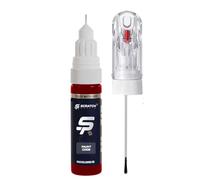 Scratch Repair - Touch up Pen Hot Red A5T Compatible for Mazda Vehicles with Needle & Brush Applicator, 2-in-1 Car Paint Repair