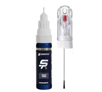 Scratch Repair - Touch up Pen Navarrablau Metallic 2D Compatible for Audi Vehicles with Needle & Brush Applicator, 2-in-1 Car Paint Repair