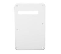 Scratch Resistant Electric Guitar Tremolo Cavity Cover Back Plate Plastic Construction for Electric Guitars (White)