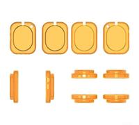 Scratch Resistant For TPU Protective Cover for NOTHING Headphones 1 with Transparent Finish and Shockproof Build for Safety (Transparent Orange)