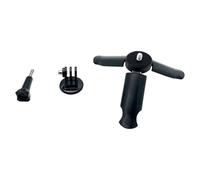 Scratch-resistant mobile phone tripod adapter, 1/4 inch screw clamp for action cameras and stabilisers, portable plastic tripod, black design for action cameras