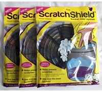 Scratch Shield Universal Adjustable Black Car Wash Bucket Filters x 3 Grit Guard (3)