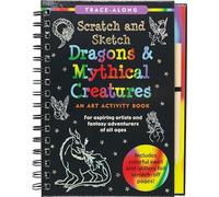 Scratch & Sketch Dragons & Mythical Creatures (Trace Along)