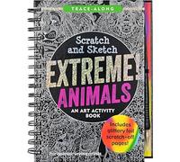 Scratch & Sketch Extreme Animals (Trace Along): An Art Activity Book