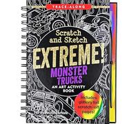 Scratch & Sketch Extreme! Monster Trucks: An Art Activity Book for Freestyling Artists (Trace-Along)