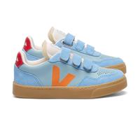 Scratch Sneakers Small V-90 Leather O.T. Light Blue 25EU