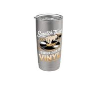 Scratch that I'd Rather Listen to Vinyl Stainless Steel Insulated Tumbler