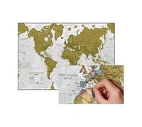 Scratch the World wall map Map Book