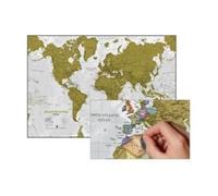 Scratch the World wall map (Sheet map, rolled)