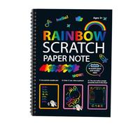 Scratchboard Art Paper Set - Off Paper, Mini Notes, Magic Durable and Colorful Design, Children Craft Activity Kit | for Kids Crafts DIY Projects School Fun Learning, Endless Creativity